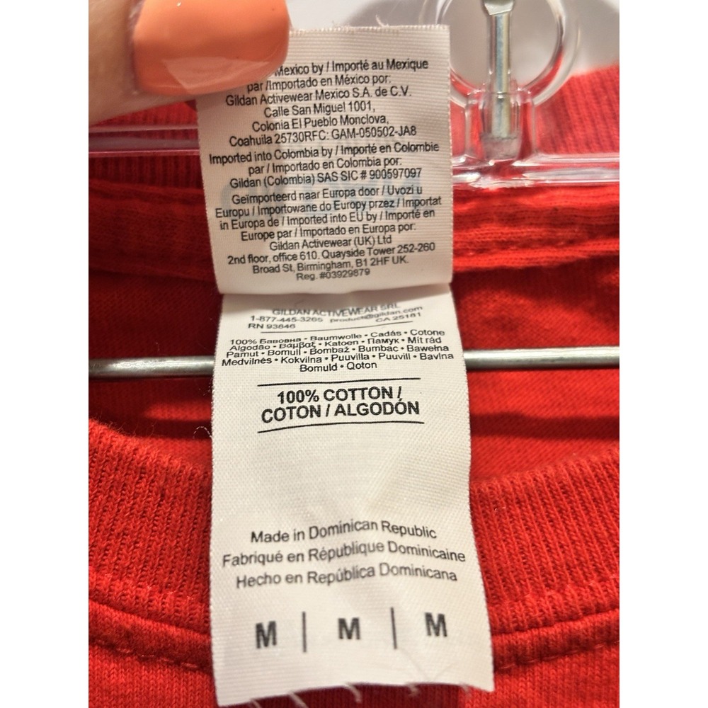 Guns & Roses Red Size M Tee - Picture 4 of 7